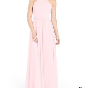 Azazie Misha Blushing Pink bridesmaid dress